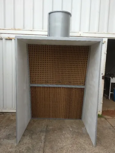 Cabine de Pintura Líquida 2,0m x 1,50m x 1,10m Trifásica Completa