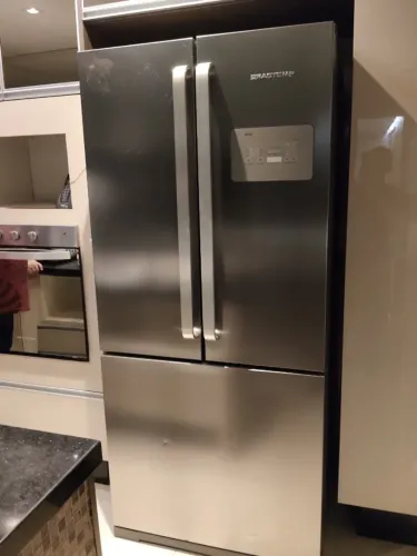 Geladeira Brastemp inox 3 portas