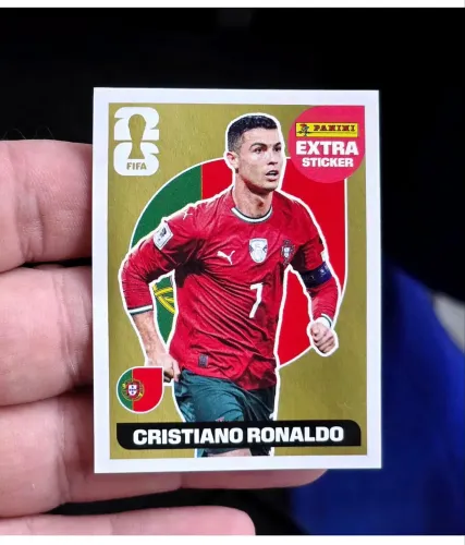 Figurinha Panini Cristiano Ronaldo Legend Ouro FIFA World Cup 2026
