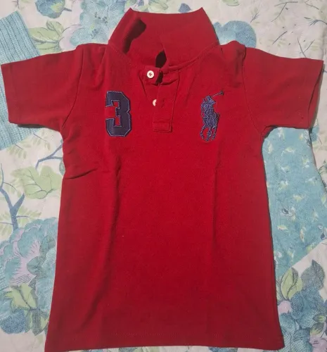 Camisa polo para criança