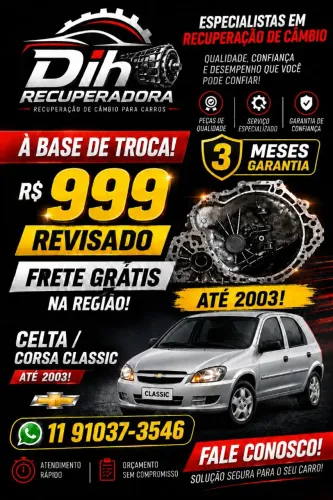 Caixa de Marcha GM Corsa Celta 1.0
