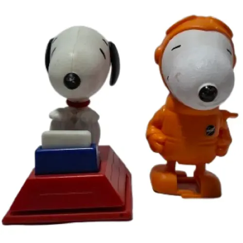 Bonecos Snoopy McDonald's: Escritor (2018) E Astronauta Nasa (2019)