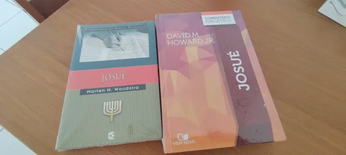  Kit 2 Livros Josué | Comentários Bíblicos | Novos e Lacrados