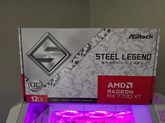 Placa Gráfica Asrock 7700xt Steel legend