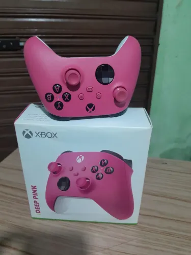 Controle xbox sereis rosa