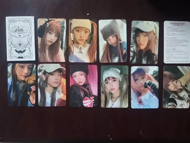 set de photocards newjeans ditto/omg