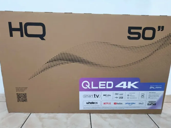 Smart TV HQ QLED 50 Polegadas 4K
