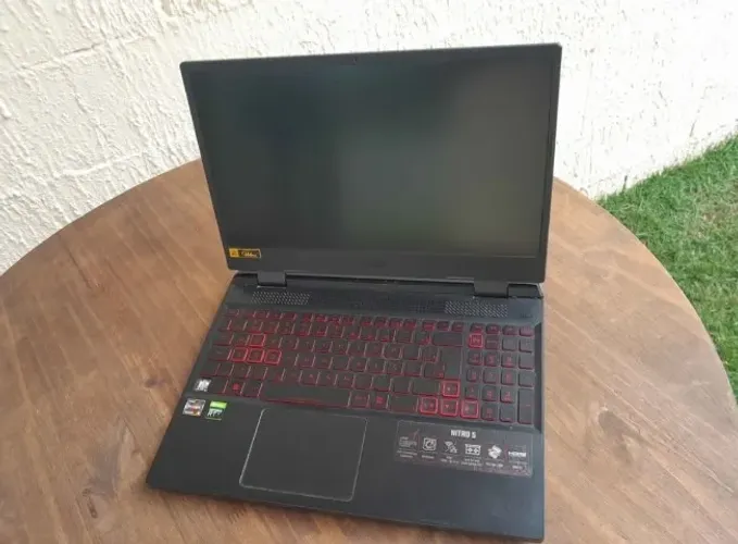 Notebook Gamer Acer Nitro 5 Ryzen 5 + RTX 3050 8GB RAM 144Hz