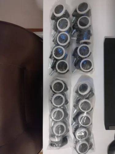 4 Jogos de Rodinhas para Cadeira de Escritório 