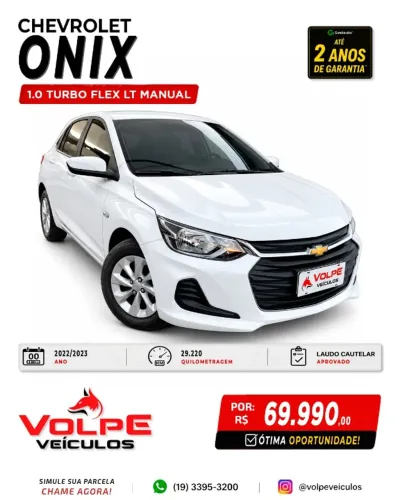 Chevrolet Onix Hatch LT 1.0 12V TB Flex Mec. 4P 2023