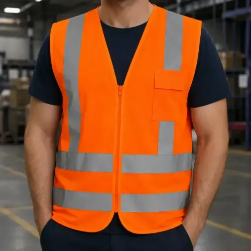 Colete Refletivo sinalização EPI Laranja tamanho G e M - Novo a pronta entrega