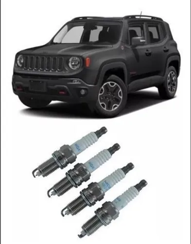 Jogo Vela Ignição Ngk Laser Iridium Fiat Toro Renegade 1.8 2016 2017 2018 2019