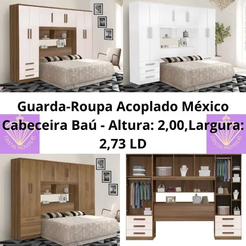 Conjugado México Casal cabeceira Baú LD