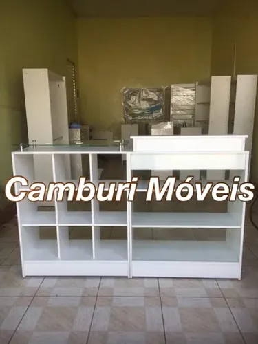 BALCÃO CAIXA VITRINE NICHO - NOVO - ENTREGA RÁPIDA 
