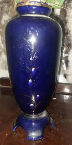 Vaso antigo azul
