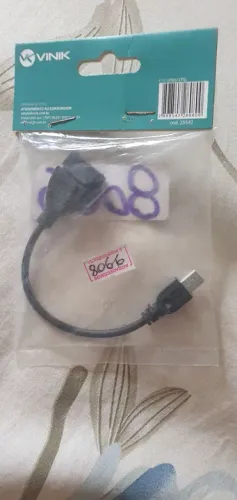 Cabo OTG para micro usb (entrada v8)