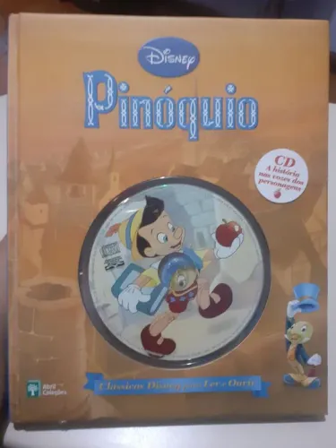 Livro infantil Disney Pinóquio - Clássicos Disney para Ler e Ouvir