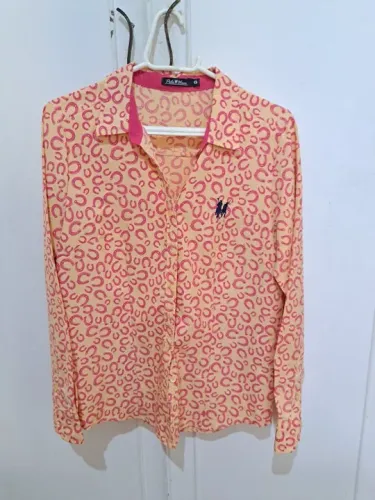 Camisa Polo feminina manga comprida G