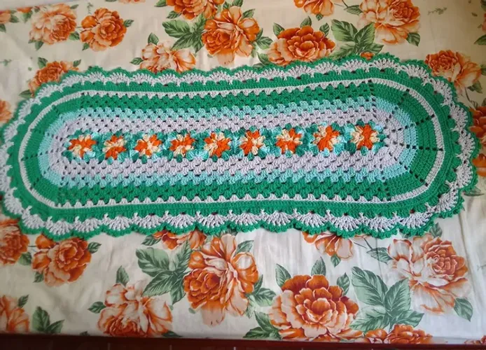 1 Tapete passadeira verde
