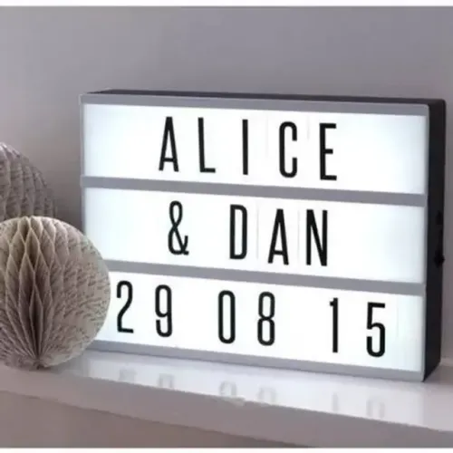 painel de led letras 29x22x6cm pilha ns-1821