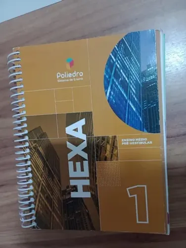 Apostila Hexa 1 Poliedro - Ensino Médio Pré-vestibular em ótimo estado
