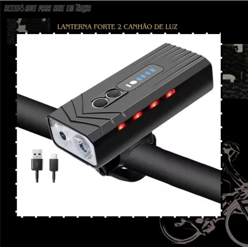 Lanterna farol pra Bike