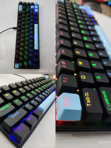 Teclado Mecânico 60% RGB SKYLION SWITCH BLUE