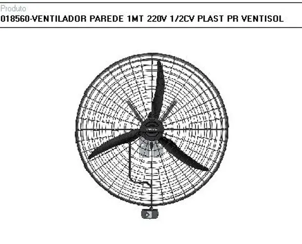 VENTILADOR PAREDE 1MT
