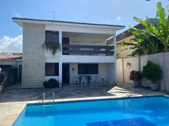 Abaixou Casa Com Piscina 4 quartos Aceito Proposta e Troca Terreno 24 x 30 Janga.