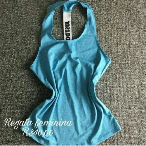 Regata feminina azul