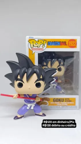 Funko Pop Dragon Ball Goku com Nyoibo #1922
