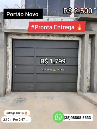 Portão Novo - Pronta Entrega!