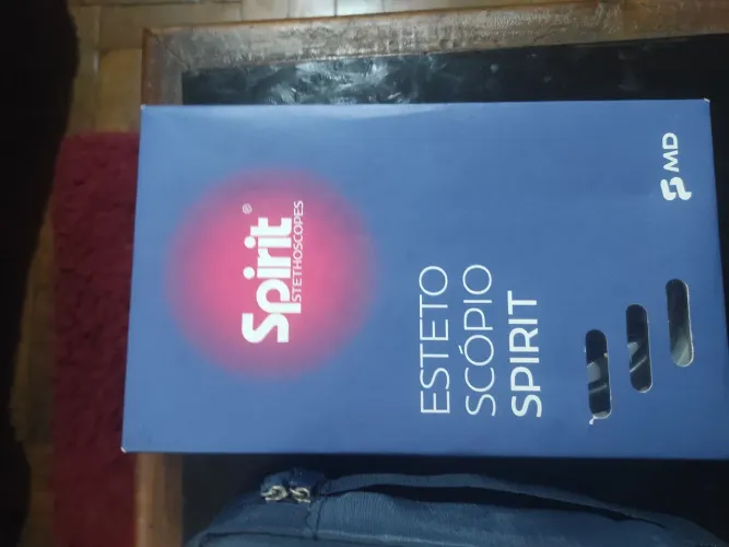 Vendo estetoscópio Spirit preto novo