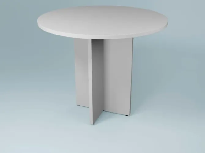 Mesa de reunião redonda - 0,90 com 25mm