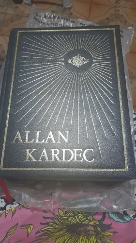 Livro Allan Kardec luxo Opus dourado