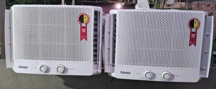 Ar condicionado De gaveta 10.000 btus 127v cabe na caixa pequena Seminovo Economico