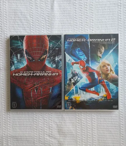 DVDs O Espetacular Homem-Aranha 1 e 2