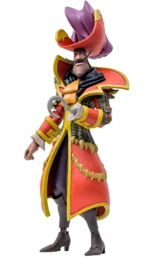 Boneco mcfarlane - Capitão Gancho - Peter pan - Disney Mirrorverse 
