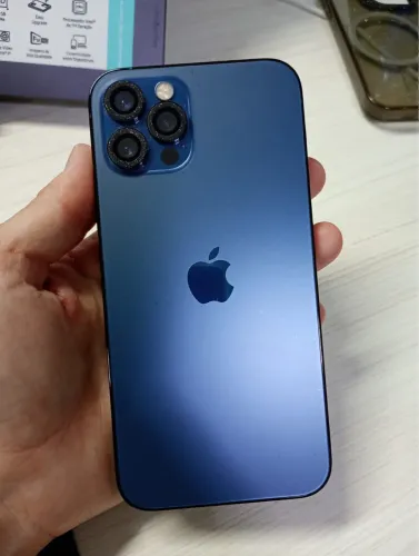 iPhone 12 Pro 128GB Azul - Muito conservado  Película + Capinha  Entrego em mãos