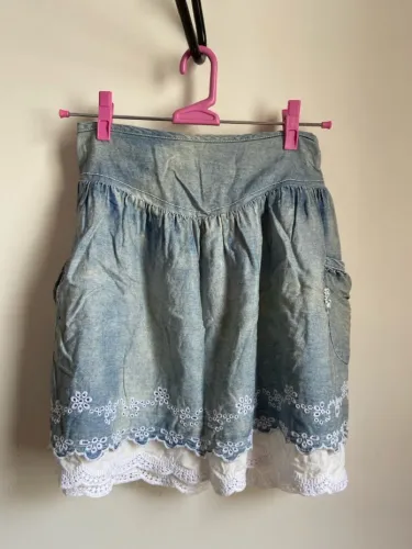 Saia zara compra fora com forro tamanho europa s