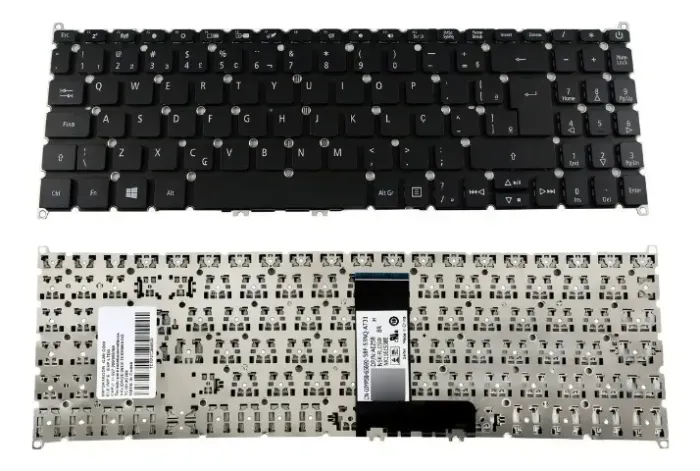teclado Para Acer Aspire 5 A515-53 A515-52g A515-54 Abnt2 Br Cor Preto Idioma Português 