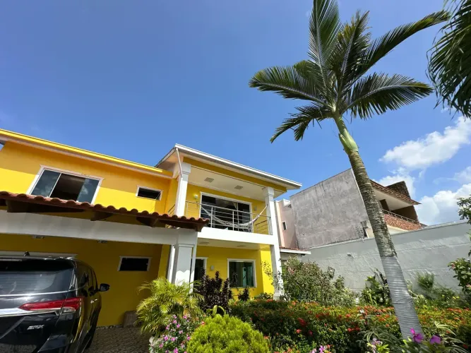 Residencial Ponta Negra 1 Casa Duplex Espaçosa 6 Suites Suíte master com hidro e varanda