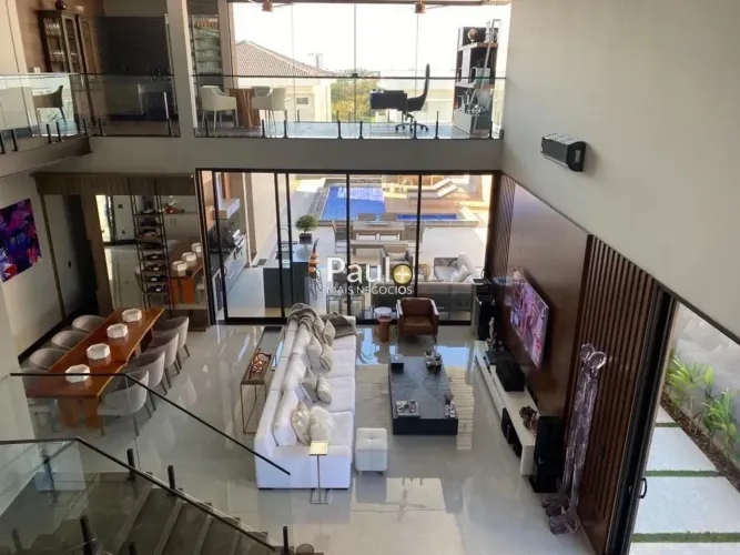 Casa à venda em Campinas, Loteamento Mont Blanc Residence, com 4 suítes, com 490 m²