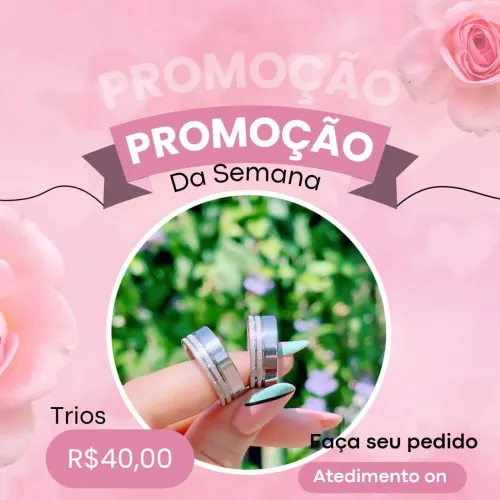 Seu amor merece uma aliança dessa