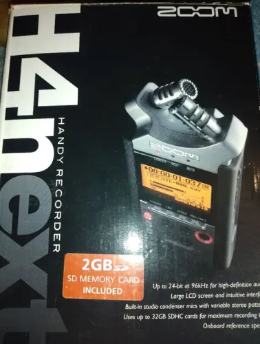 Gravador Digital H4N Zoom Handy Record