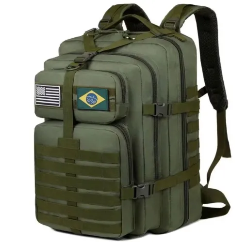 Mochila tática 50 litros camuflada
