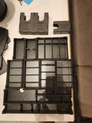 Insert Organizador XPS do jogo de tabuleiro boardgame Bitoku