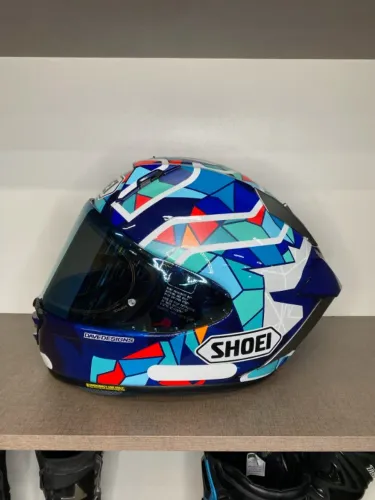 Capacete Shoei X-Spr Pro Márquez Barcelona Tc-10 Tamanho 60 Seminovo