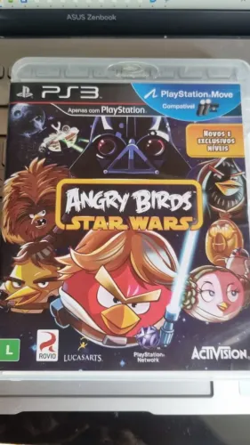 Jogo Angry Birds Star Wars PS3 Midia Física Original Impecável Usado