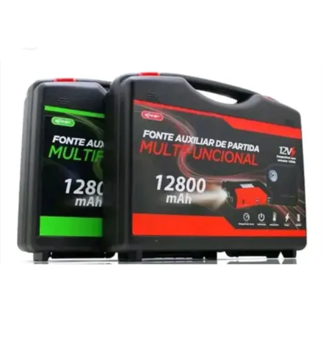 Fonte Auxiliar Portátil Partida Multifuncional Veicular 12v